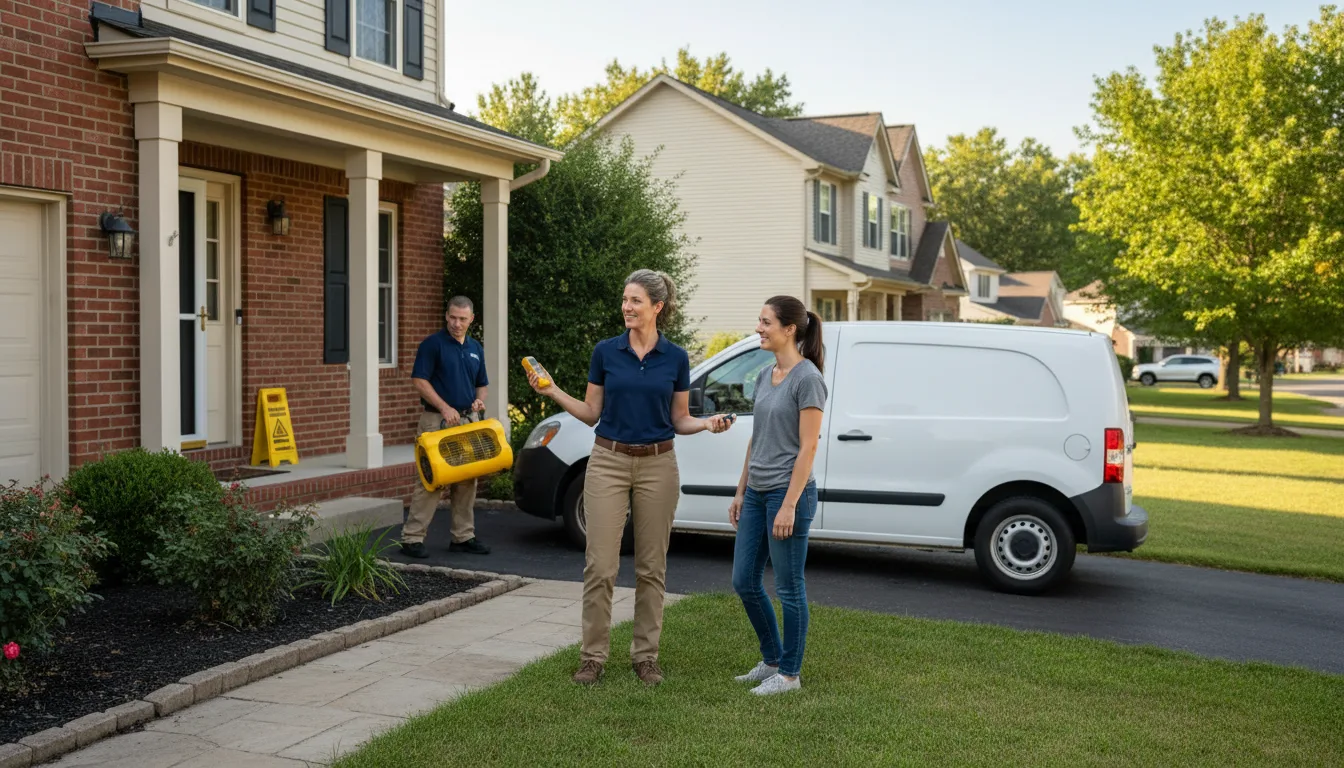 Water restoration image for Dehumidification And Cleanup Services in Columbia, MD